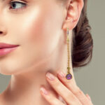 Earrings Gouttes d’Iris - Image 2